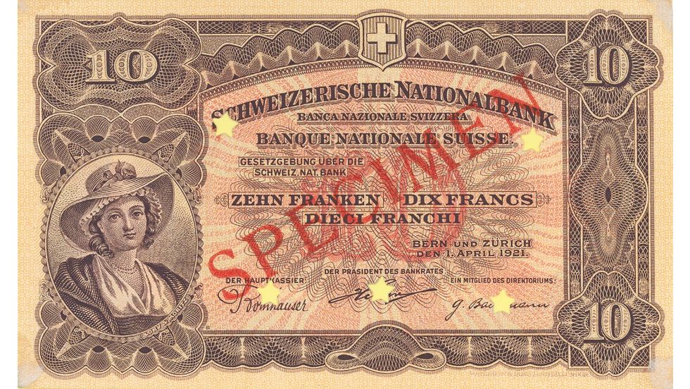 2ème série de billets 1911, Billet de 10 francs, recto