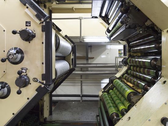 Presse offset ouverte