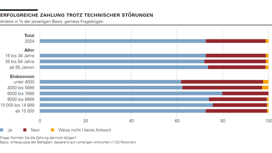 Erfolgreiche Zahlung trotz technischer Störungen