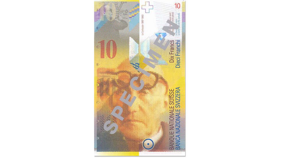 8ème série de billets 1995, Billet de 10 francs, recto
