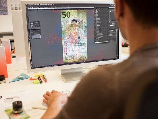 Graphiste à l’œuvre