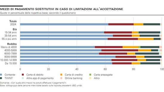 Mezzi di pagamento sostitutivi in caso di limitazioni all’accettazione