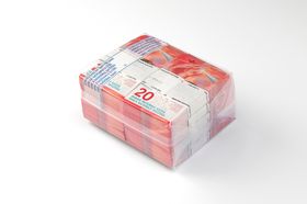 Bundles of vacuum-packed notes