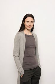 La designer grafica Manuela Pfrunder