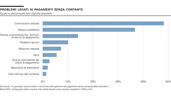Problemi legati ai pagamenti senza contante