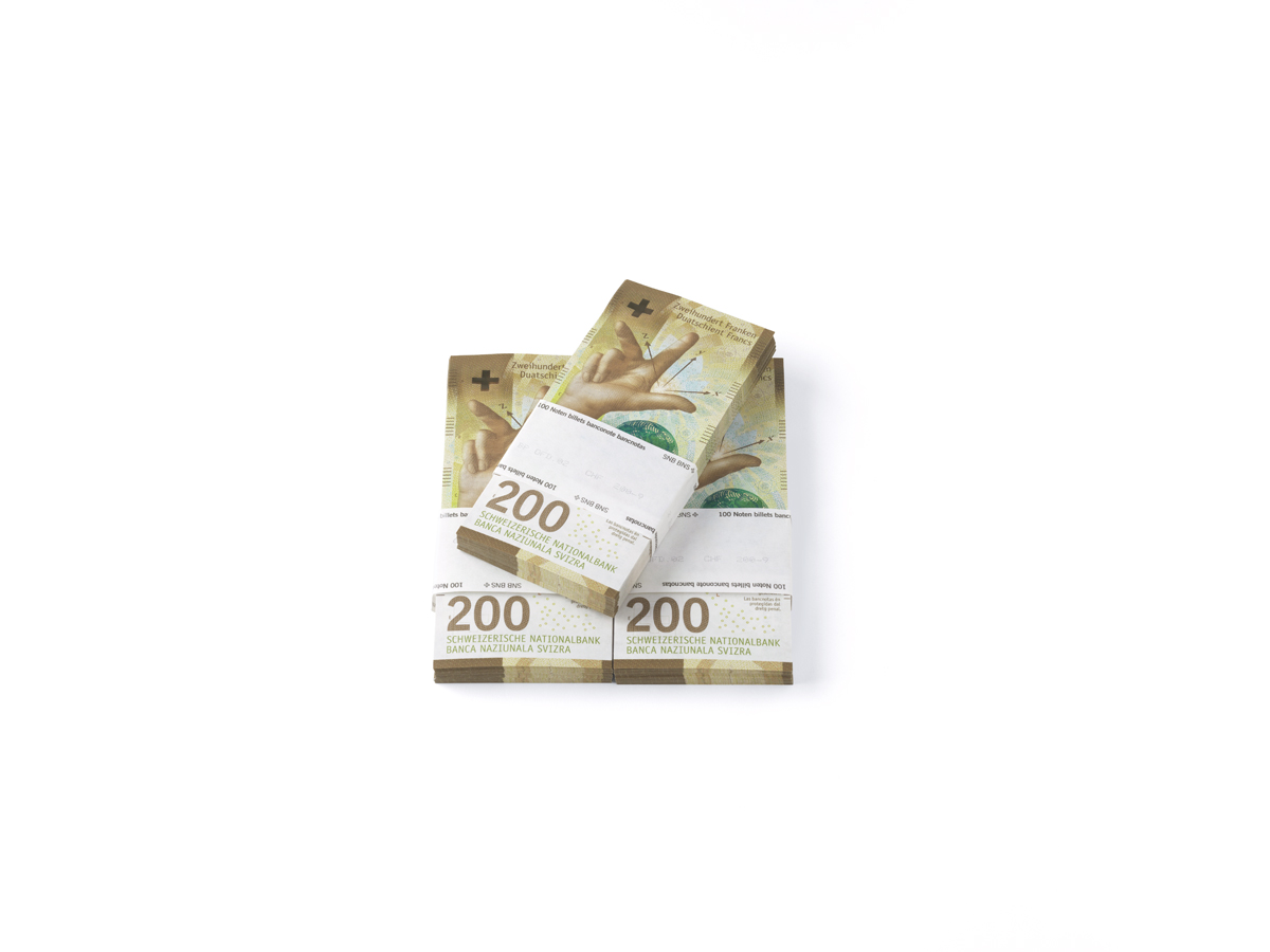 Notenbündel 200-Franken-Note